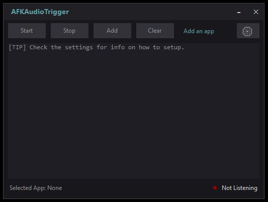 AFK Audio Trigger Paid GUI