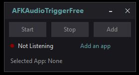 AFK Audio Trigger Free GUI
